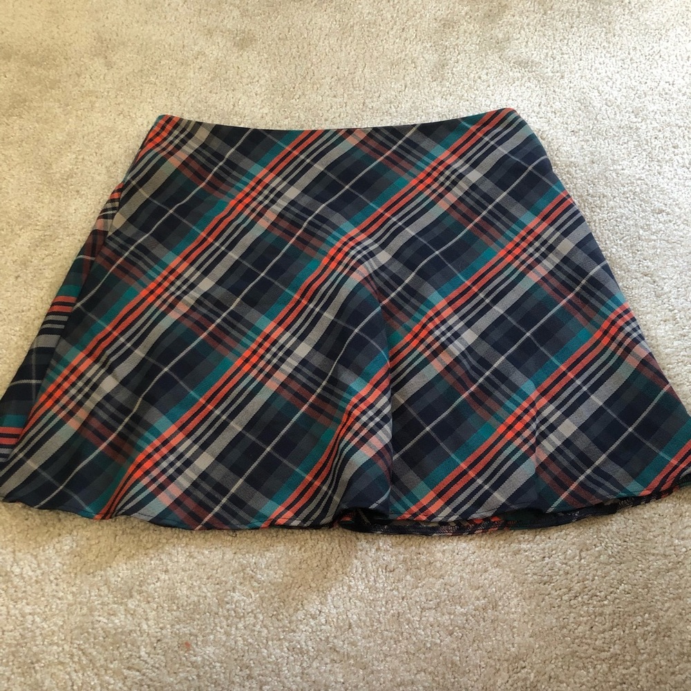 Plaid Mini Skirt